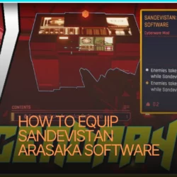 How to Equip Sandevistan Arasaka Software﻿