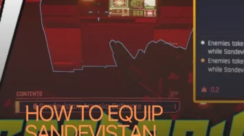 How to Equip Sandevistan Arasaka Software﻿