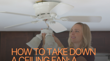 How to Take Down a Ceiling Fan