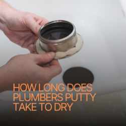 how long does plumbers putty take to dry